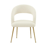 TOV Rocco Cream Performance Boucle Dining Chair