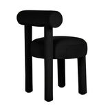 TOV Carmel Black Velvet Dining Chair