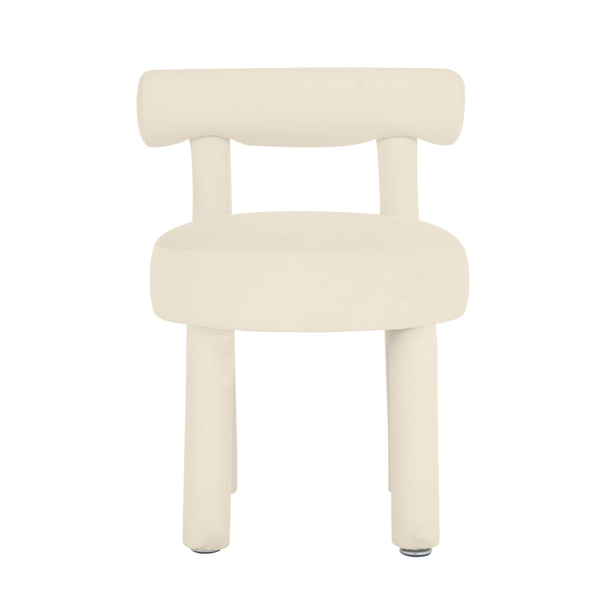TOV Carmel Cream Velvet Dining Chair