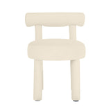 TOV Carmel Cream Velvet Dining Chair