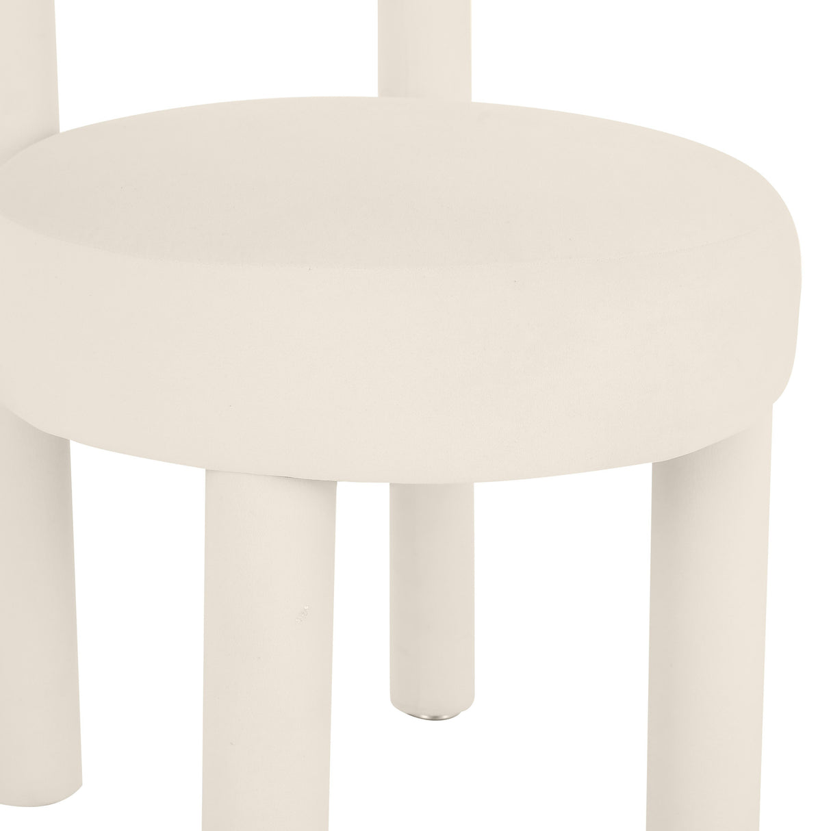 TOV Carmel Cream Velvet Dining Chair
