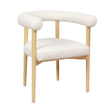 TOV Spara Cream Performance Boucle Dining Chair