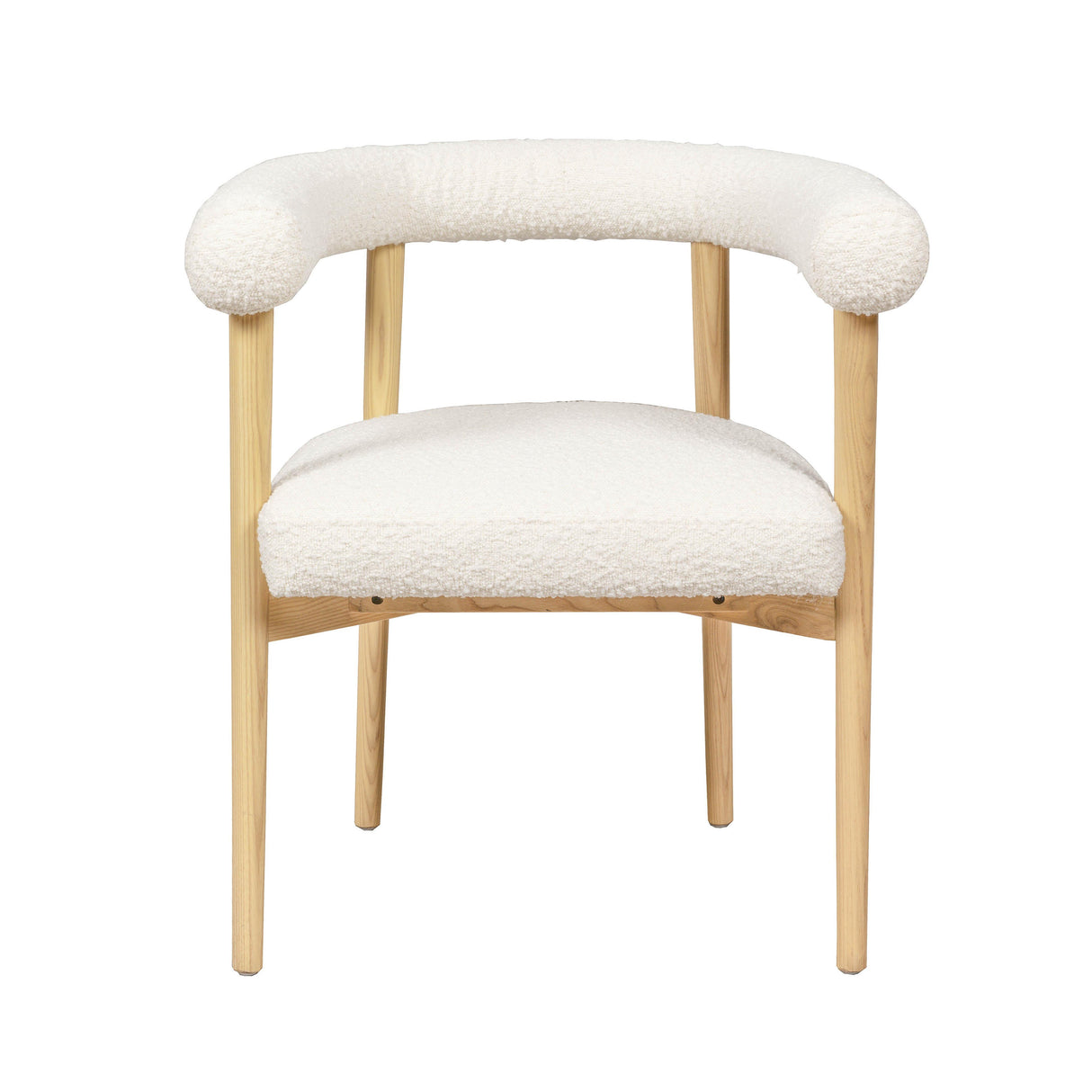 TOV Spara Cream Performance Boucle Dining Chair