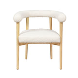 TOV Spara Cream Performance Boucle Dining Chair
