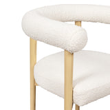 TOV Spara Cream Performance Boucle Dining Chair