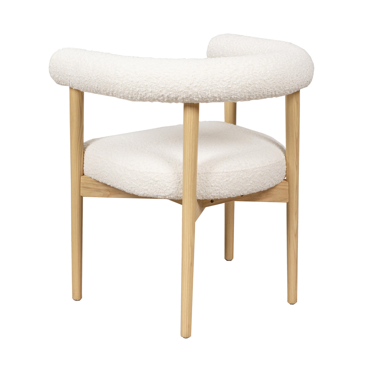 TOV Spara Cream Performance Boucle Dining Chair