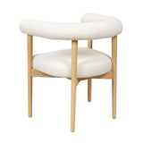 TOV Spara Cream Performance Boucle Dining Chair