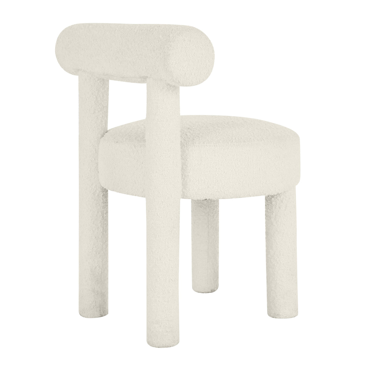 TOV Carmel Cream Performance Boucle Dining Chair