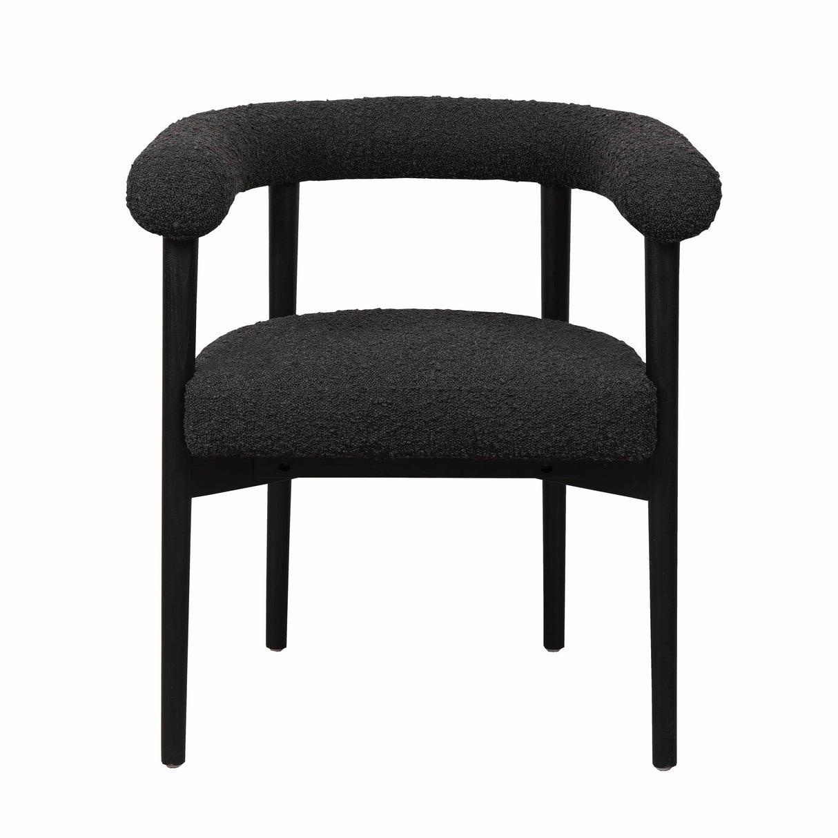 TOV Spara Black Performance Boucle Dining Chair