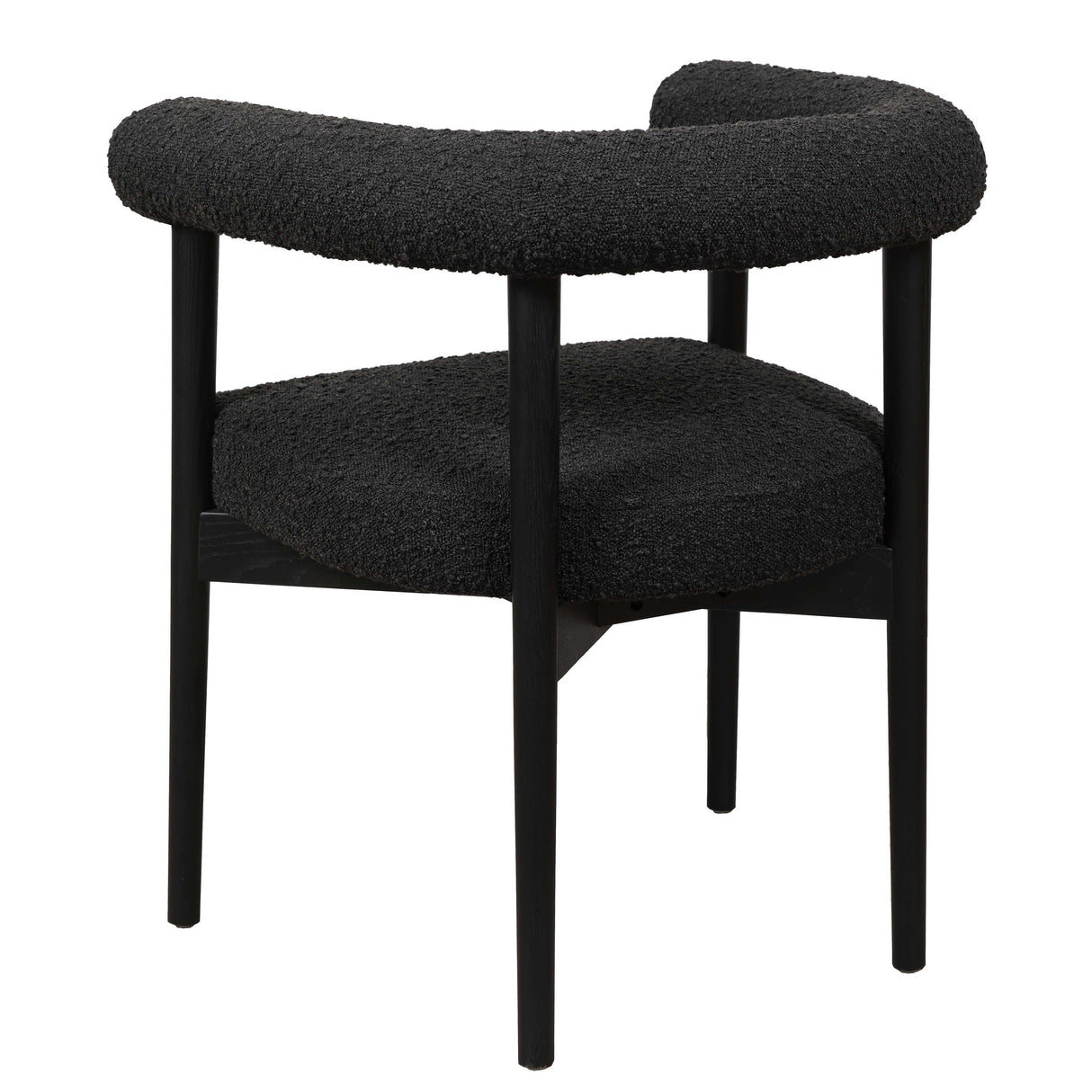 TOV Spara Black Performance Boucle Dining Chair