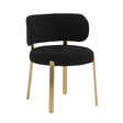 TOV Margaret Black Performance Boucle Dining Chair