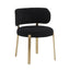 TOV Margaret Black Performance Boucle Dining Chair