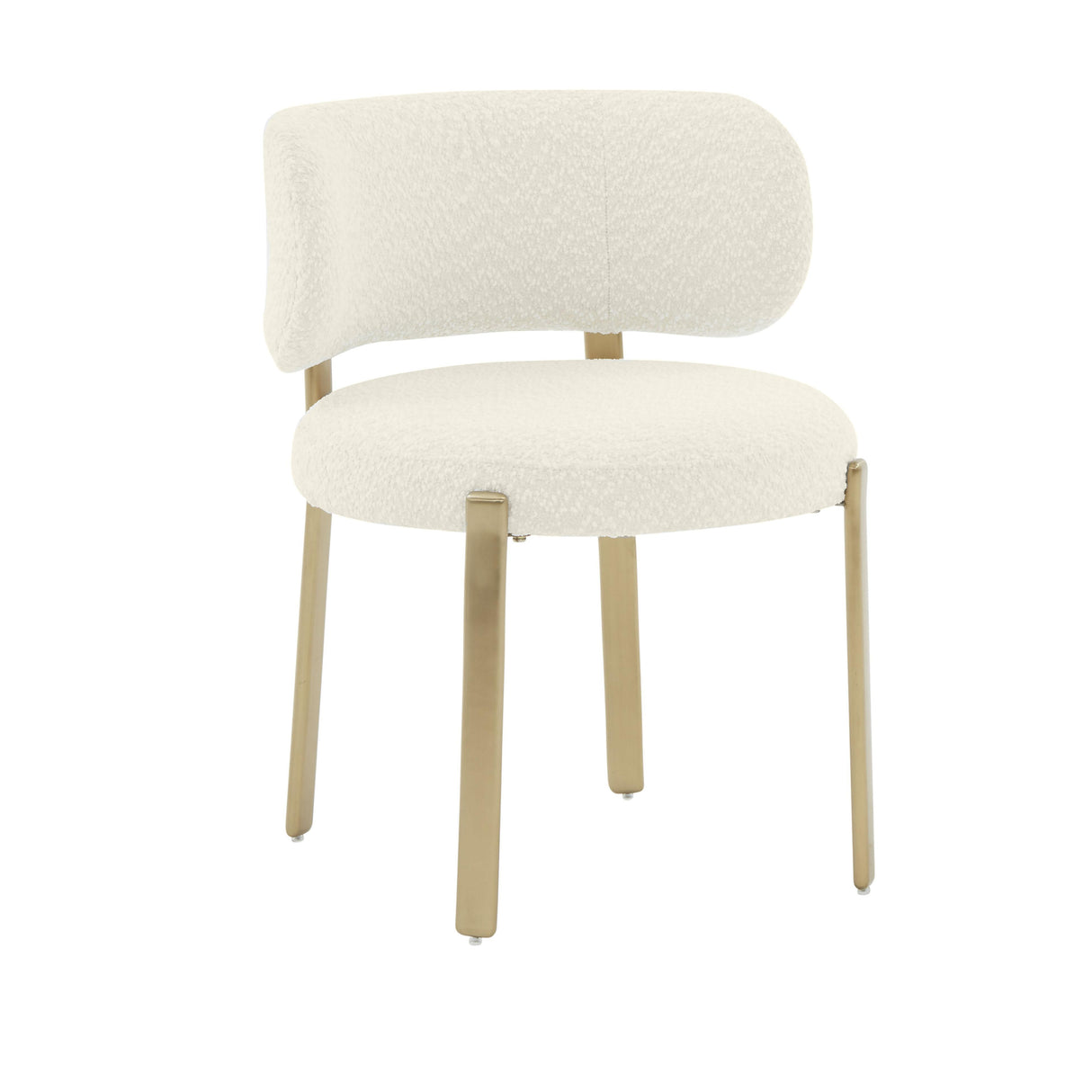 TOV Margaret Cream Performance Boucle Dining Chair
