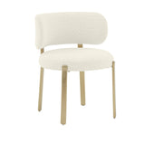 TOV Margaret Cream Performance Boucle Dining Chair