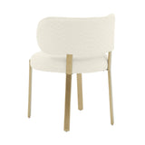 TOV Margaret Cream Performance Boucle Dining Chair