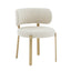 TOV Margaret Cream Performance Linen Dining Chair