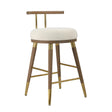 TOV Juniper Cream Velvet Counter Stool