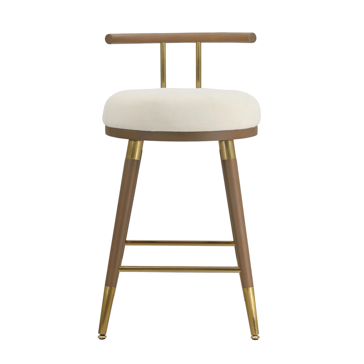 TOV Juniper Cream Velvet Counter Stool