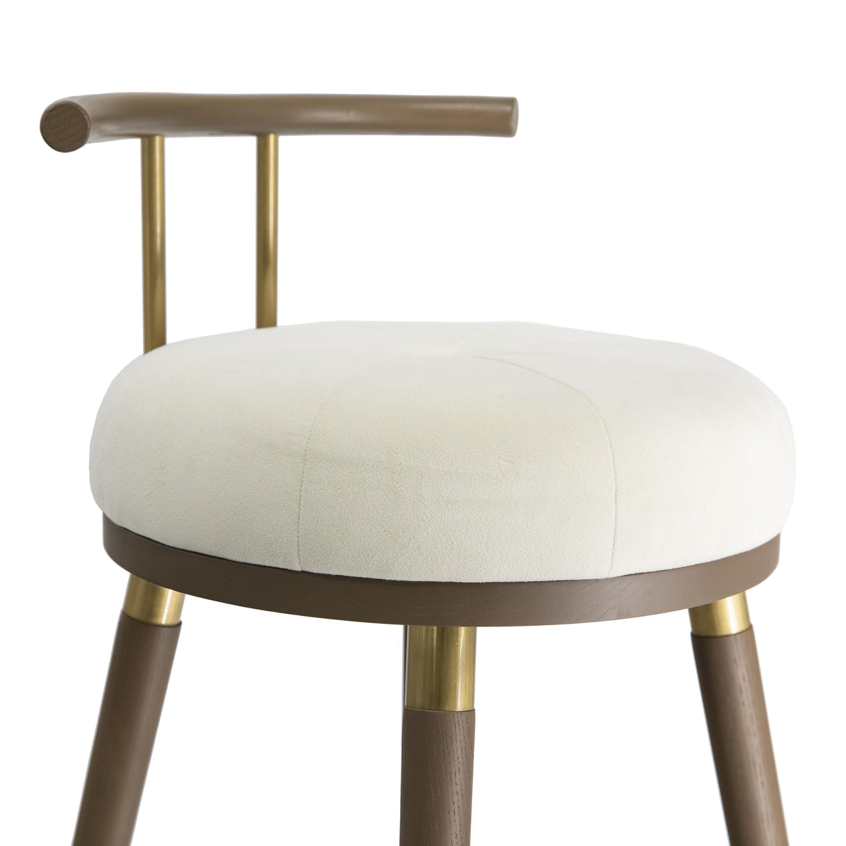 TOV Juniper Cream Velvet Counter Stool