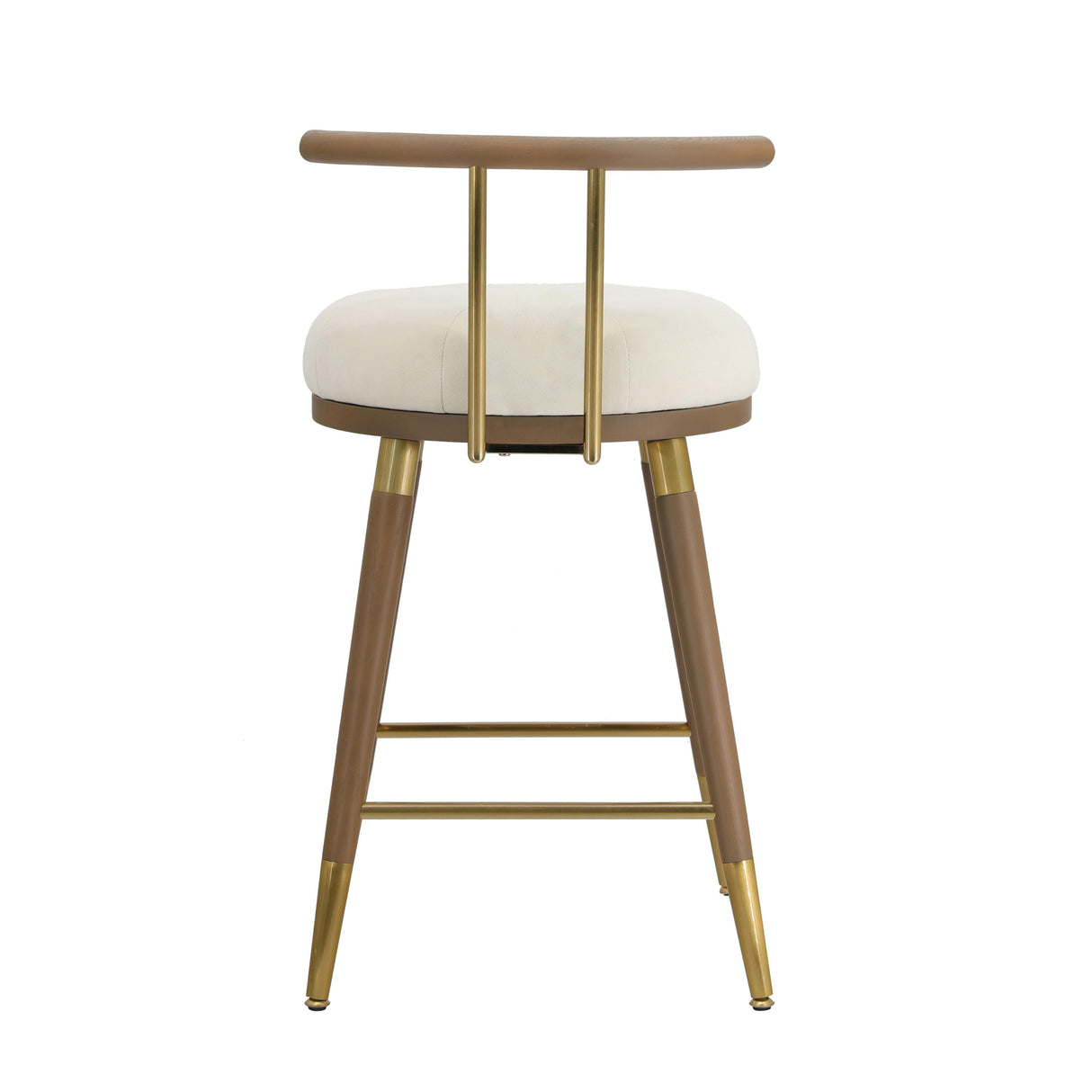 TOV Juniper Cream Velvet Counter Stool