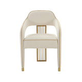 TOV Corralis Cream Performance Boucle Dining Chair