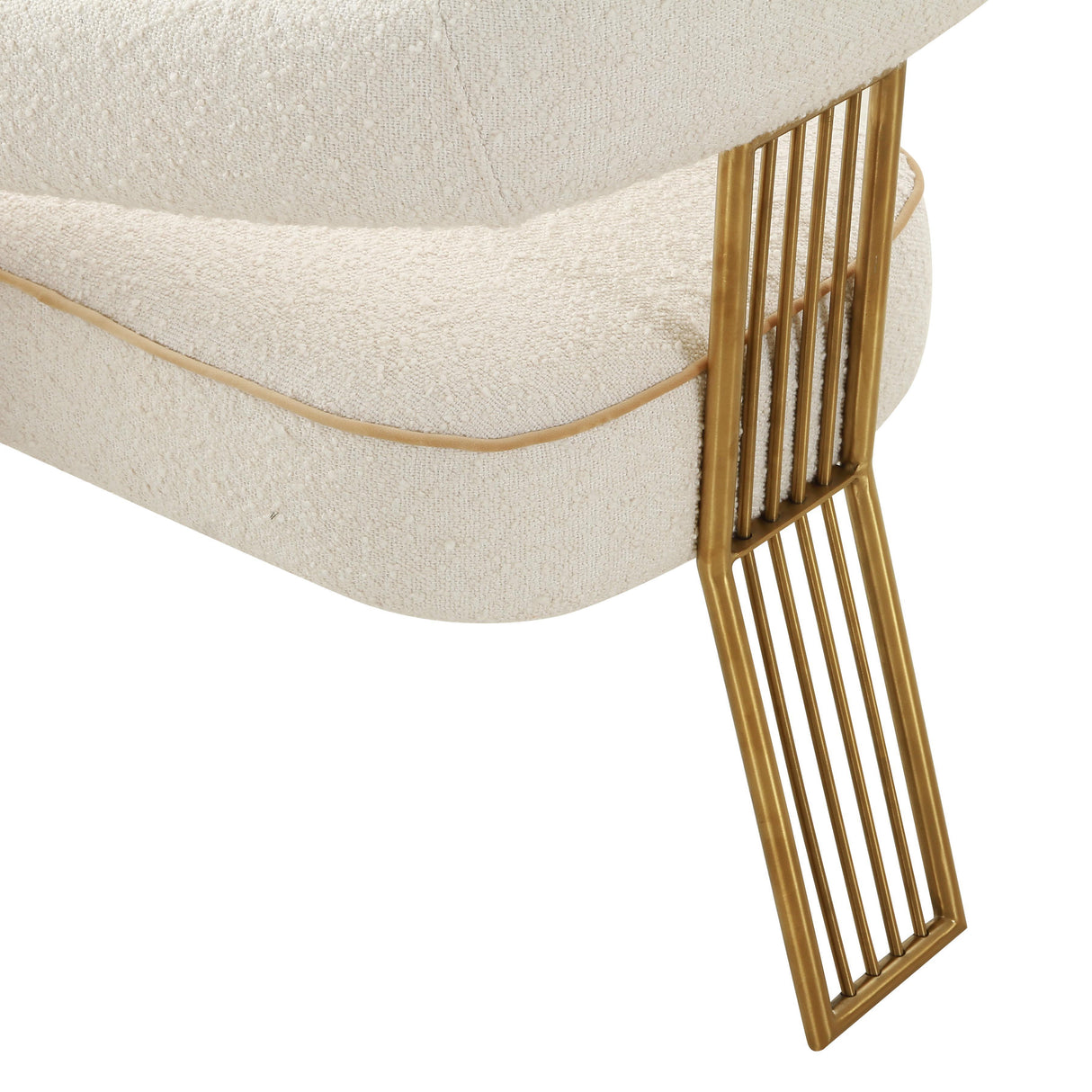 TOV Corralis Cream Performance Boucle Dining Chair