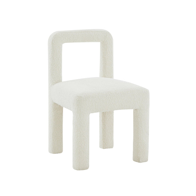 TOV Hazel Cream Boucle Dining Chair