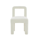 TOV Hazel Cream Boucle Dining Chair