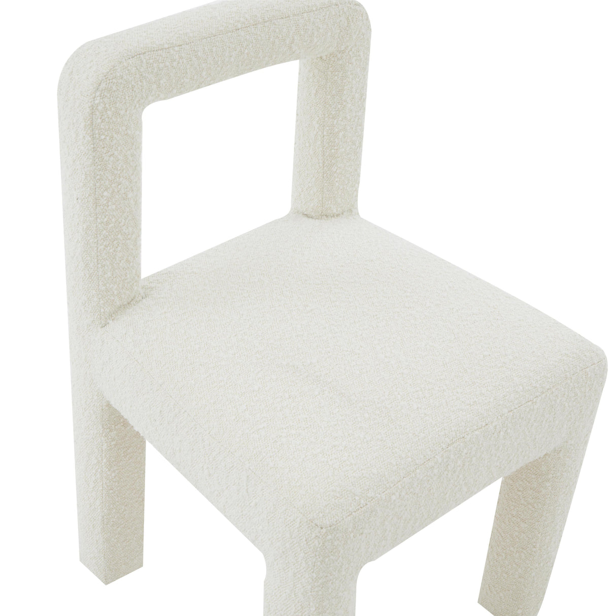 TOV Hazel Cream Boucle Dining Chair