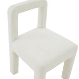 TOV Hazel Cream Boucle Dining Chair
