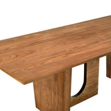 TOV Satra Walnut Rectangular Dining Table