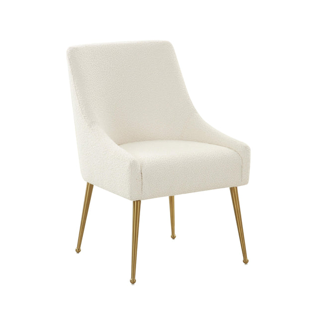 TOV Beatrix Cream Performance Boucle Side Chair