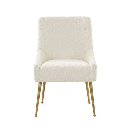 TOV Beatrix Cream Performance Boucle Side Chair