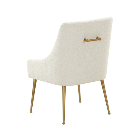 TOV Beatrix Cream Performance Boucle Side Chair