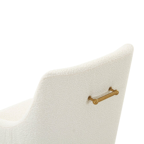 TOV Beatrix Cream Performance Boucle Side Chair