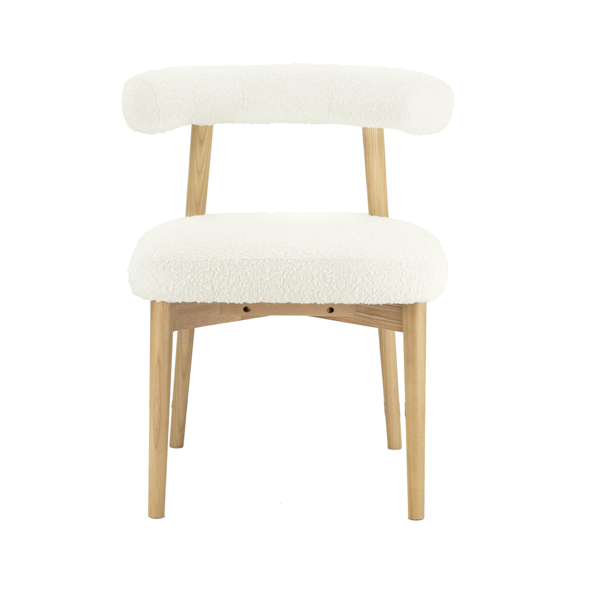 TOV Spara Cream Performance Boucle Side Chair