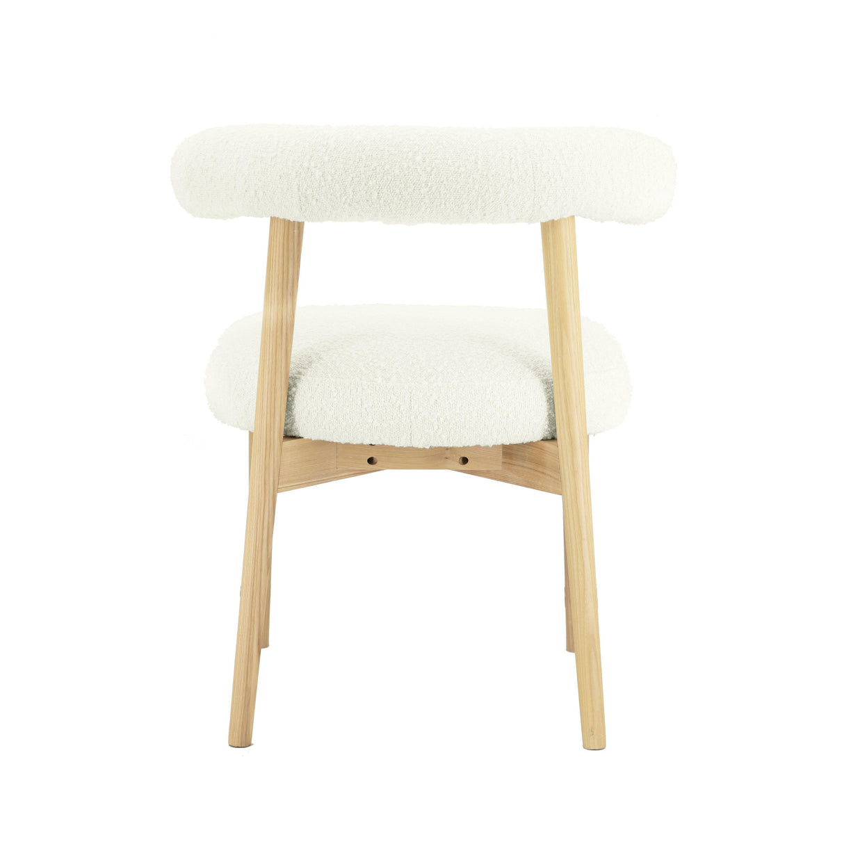 TOV Spara Cream Performance Boucle Side Chair