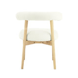 TOV Spara Cream Performance Boucle Side Chair