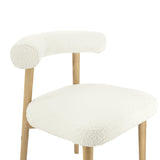 TOV Spara Cream Performance Boucle Side Chair
