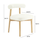 TOV Spara Cream Performance Boucle Side Chair
