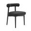 TOV Spara Black Performance Boucle Side Chair