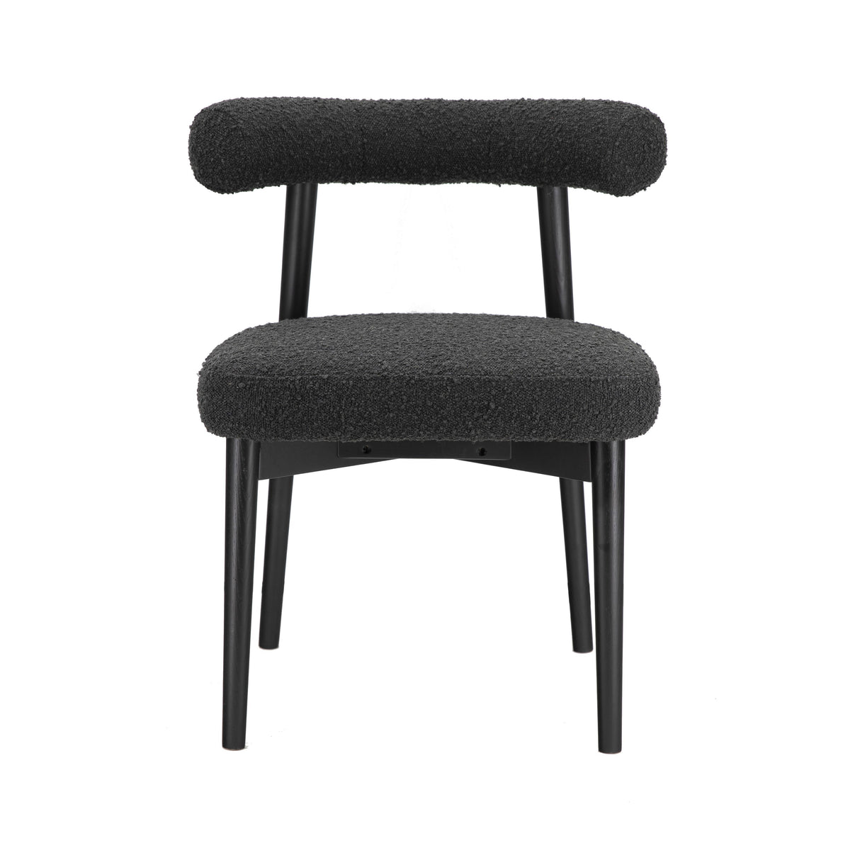 TOV Spara Black Performance Boucle Side Chair