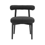 TOV Spara Black Performance Boucle Side Chair