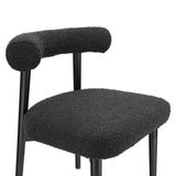 TOV Spara Black Performance Boucle Side Chair