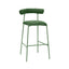 TOV Liliana Forest Green Performance Velvet Bar Stool