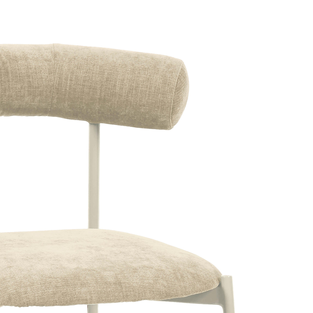 TOV Liliana Taupe Performance Velvet Counter Stool