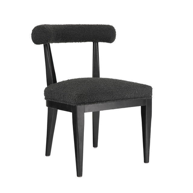 TOV Palla Black Performance Boucle Dining Chair