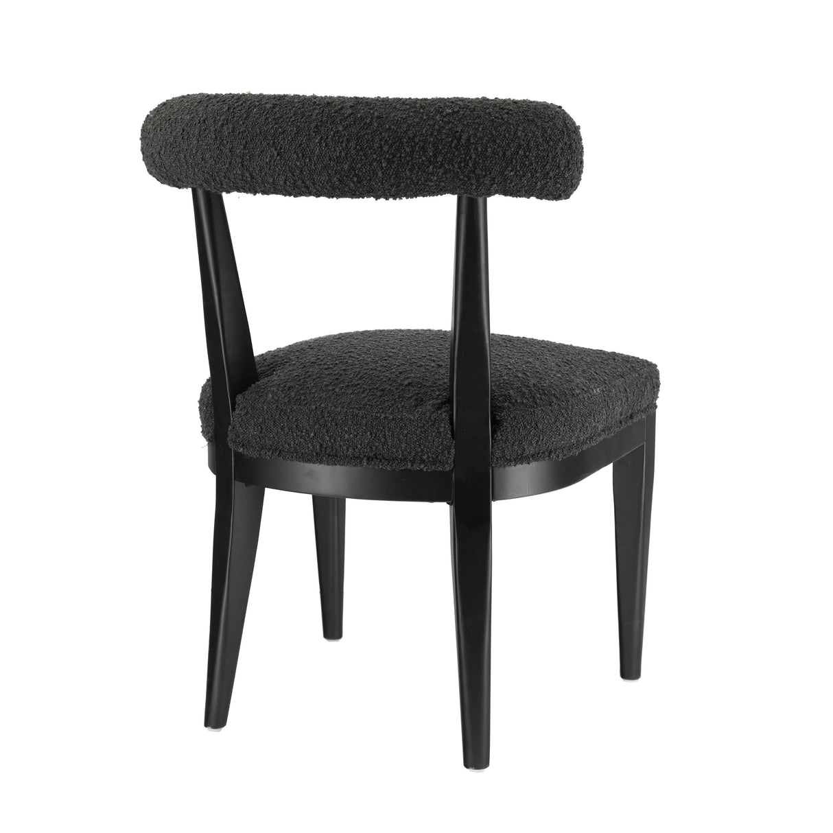 TOV Palla Black Performance Boucle Dining Chair