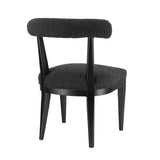 TOV Palla Black Performance Boucle Dining Chair