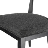 TOV Palla Black Performance Boucle Dining Chair